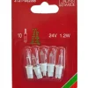 Konstsmide, guirlandes lumineuses de Noël 5 Ampoules De Rechange 24V, 1,2W Pour Guirlande De Noël 10 Lampes