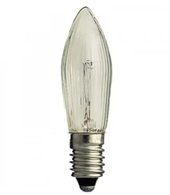Konstsmide, guirlandes lumineuses de Noël 3 Ampoules De Rechange 55V, 3W Pour Chandelier Electrique 5 Lampes