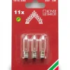 Konstsmide, guirlandes lumineuses de Noël 3 Ampoules De Rechange 23V, 3W Pour Chandelier Electrique 11 Lampes