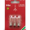 Konstsmide, guirlandes lumineuses de Noël 3 Ampoules De Rechange 14V, 3W Pour Chandelier De Noël 16 Lampes