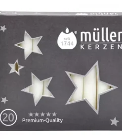 Muller, bougies pour carillons des anges 20 Bougies De Noël Pour Carillon Des Anges 12 Mm