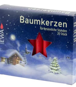 Ewa Kerzen, bougies de Noël et bougies de l'Avent 20 Bougies Sapin De Noël, Baumkerzen 13 Mm