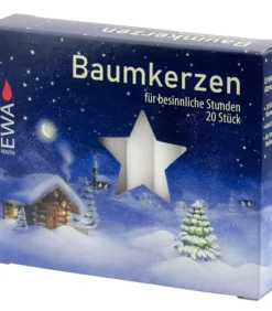 Ewa Kerzen, bougies de Noël et bougies de l'Avent 20 Bougies Sapin De Noël, Baumkerzen 13 Mm