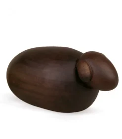 Köhler, Père Noël en bois Agneau Noir, Animaux Pour Crèche De Noël