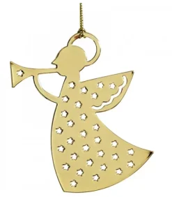 Pluto Produkter, déco de Noël Scandinave Ange Dore Et Trompette, Déco Sapin Design A Suspendre