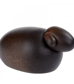 Köhler, Père Noël en bois Animaux Pour Crèche De Noël, Mouton Noir