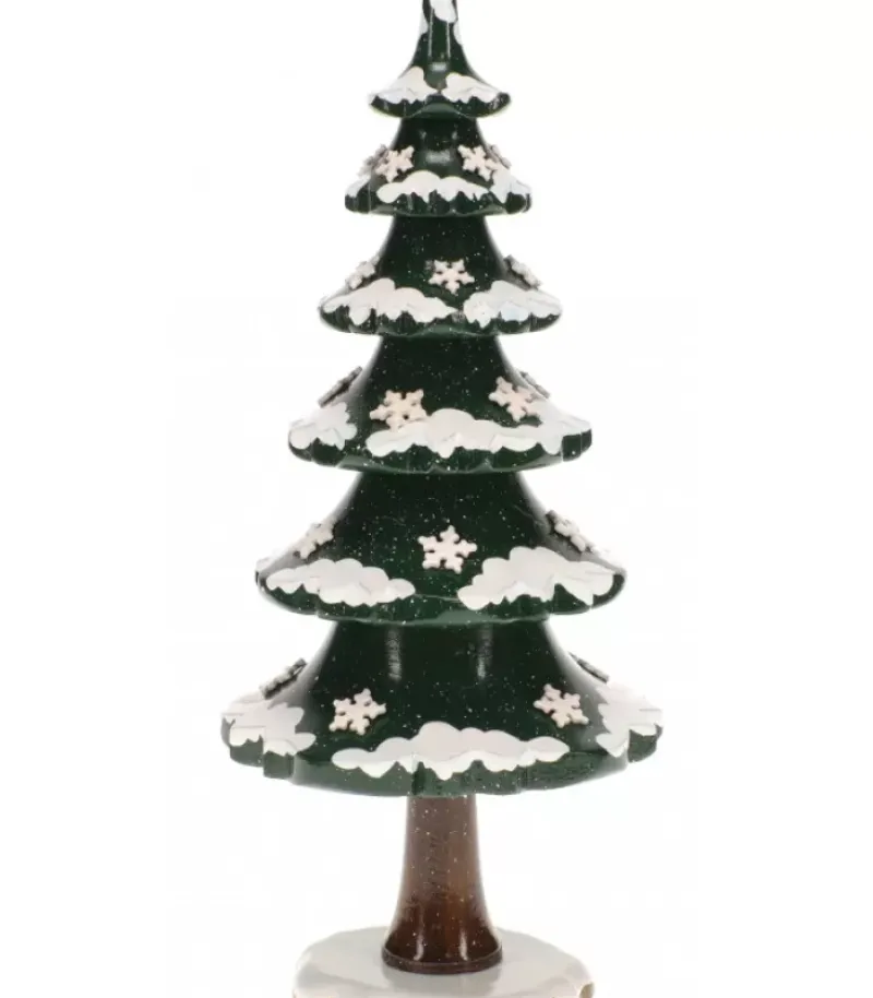 Hubrig, figurines pour enfant Arbre D'Hiver Avec Cristaux De Neige - Village De Noël Miniature