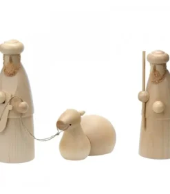 Schalling, crèche moderne Bedouins Et Dromadaire, Déco De Crèche De Noël, 12 Cm