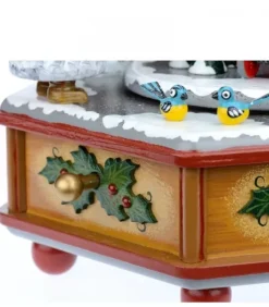 Hubrig, figurines pour enfant Boite A Musique Noël, Veillee Autour Du Sapin