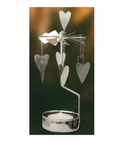 Pluto Produkter, déco de Noël Scandinave Bougeoir Carrousel Coeurs Saint-Valentin