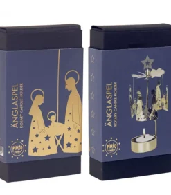 Pluto Produkter, déco de Noël Scandinave Bougeoir Carrousel Crèche Doree Nativite