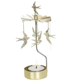 Pluto Produkter, déco de Noël Scandinave Bougeoir Carrousel Hirondelles