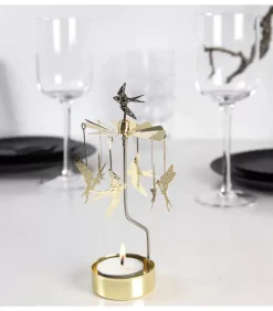 Pluto Produkter, déco de Noël Scandinave Bougeoir Carrousel Hirondelles