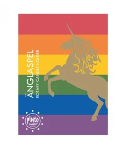 Pluto Produkter, déco de Noël Scandinave Bougeoir Carrousel Licornes Dorees