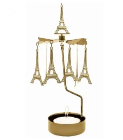 Pluto Produkter, déco de Noël Scandinave Bougeoir Carrousel Tour Eiffel Dore