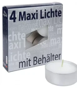 Ewa Kerzen, bougies de Noël et bougies de l'Avent Bougie Chauffe-Plat X 4