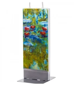 Flatyz, bougie décorative scandinave Bougie Déco Monnet Les Nenuphars