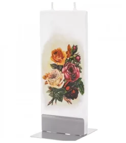 Flatyz, bougie décorative scandinave Bougie Décorative Bouquet De Roses