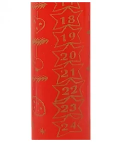 Ewa Kerzen, bougies de Noël et bougies de l'Avent Bougie De L'Avent Graduee, 25 Cm