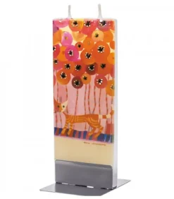 Flatyz, bougie décorative scandinave Bougie Design Rosina Wachtmeister, Chat Dans Les Fleurs