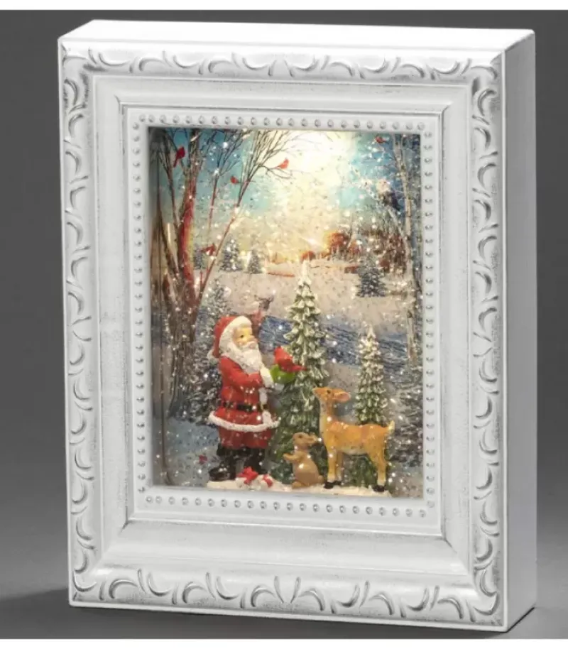 Konstsmide, guirlandes lumineuses de Noël Cadre Photo Lumineux Père Noël Avec Animaux