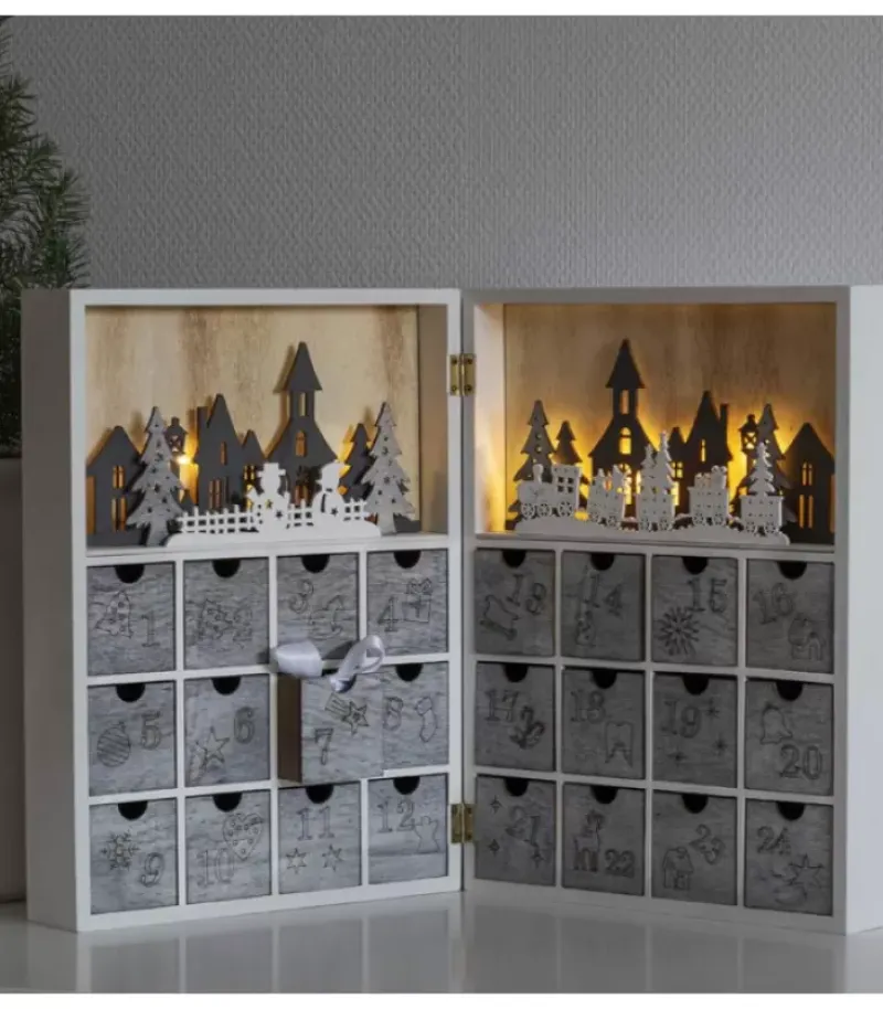 Konstsmide, guirlandes lumineuses de Noël Calendrier De L'Avent A Tiroir