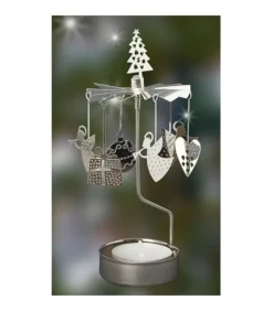 Pluto Produkter, déco de Noël Scandinave Carrousel A Bougie Cadeaux De Noël