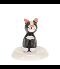 Hubrig, figurines pour enfant Chat Noir , Village De Noël Miniature