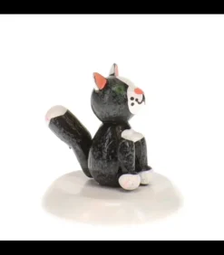 Hubrig, figurines pour enfant Chat Noir , Village De Noël Miniature