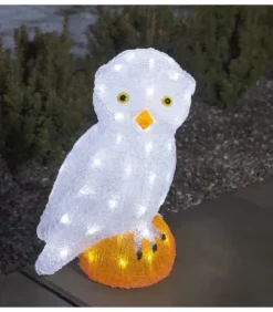 Konstsmide, guirlandes lumineuses de Noël Chouette Lumineuse Led Acrylique, 36 Cm