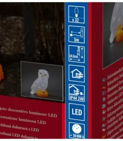 Konstsmide, guirlandes lumineuses de Noël Chouette Lumineuse Led En Acrylique, 27 Cm