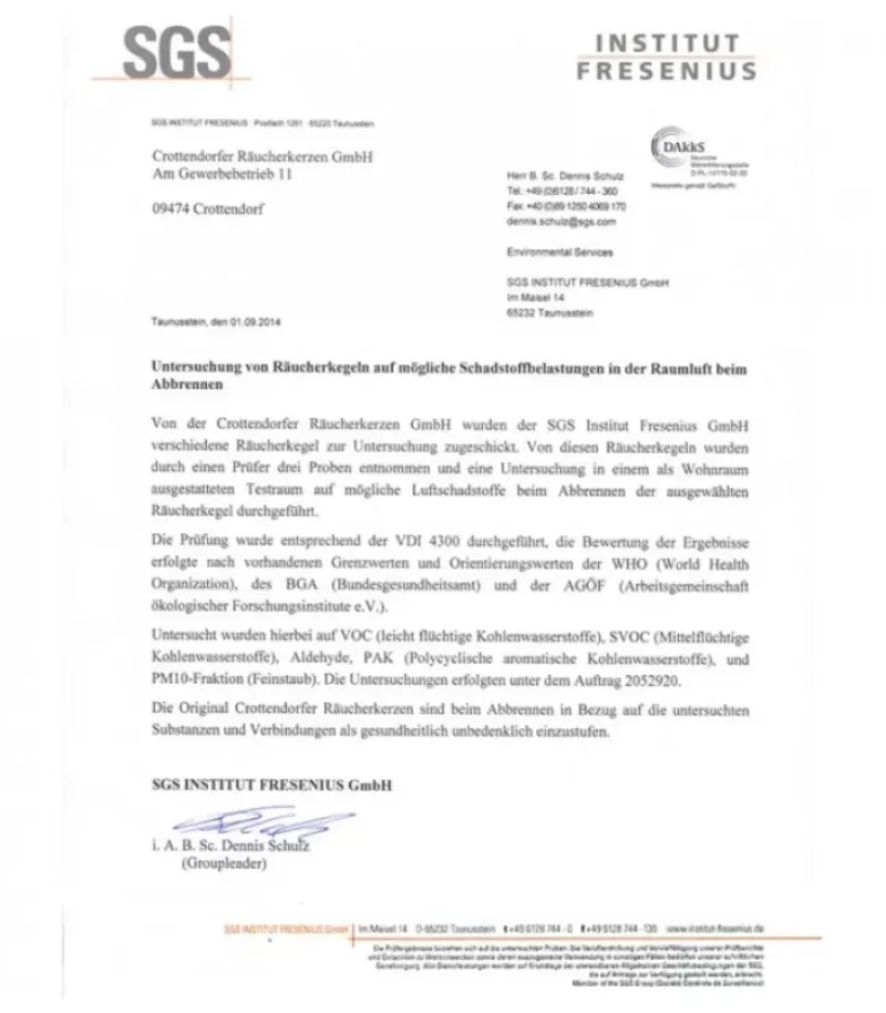 Crottendorf, cones d'encens Cone D'Encens Senteur Cannelle Pomme