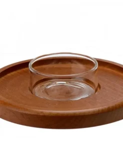 Schalling, crèche moderne Coupelle En Verre Transparent De Rechange Pour Photophores Et Bougeoirs