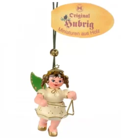 Hubrig, figurines pour enfant Déco Sapin De Noël, Ange Avec Un Triangle