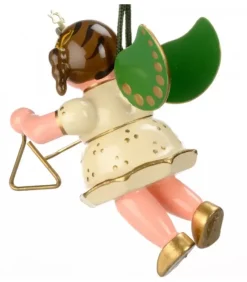 Hubrig, figurines pour enfant Déco Sapin De Noël, Ange Avec Un Triangle