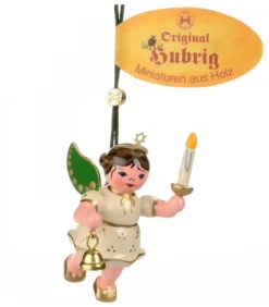 Hubrig, figurines pour enfant Déco Sapin De Noël, Ange Avec Une Bougie