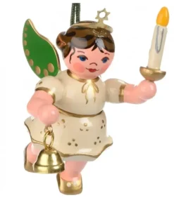 Hubrig, figurines pour enfant Déco Sapin De Noël, Ange Avec Une Bougie
