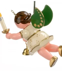 Hubrig, figurines pour enfant Déco Sapin De Noël, Ange Avec Une Bougie