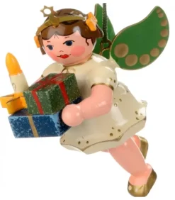 Hubrig, figurines pour enfant Déco Sapin De Noël, Ange Et Paquets Cadeaux