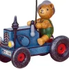Hubrig, figurines pour enfant Déco Sapin Vintage, Ourson Et Tracteur