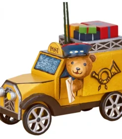 Hubrig, figurines pour enfant Déco Sapin Vintage, Ourson Et Voiture De La Poste