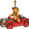 Hubrig, figurines pour enfant Déco Sapin Vintage, Ourson Et Auto