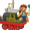 Hubrig, figurines pour enfant Déco Sapin Vintage, Ourson Et Petit Train