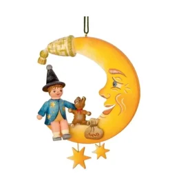 Hubrig, figurines pour enfant Décoration Sapin De Noël Vintage, Marchand De Sable Sur La Lune