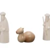 Schalling, crèche moderne Dromadaire En Bois Pour Crèche De Noël, 3 Cm
