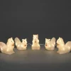 Konstsmide, guirlandes lumineuses de Noël Ecureuils Lumineux 12 Cm En Acrylique, 40 Diodes Blanc Chaud
