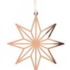 Pluto Produkter, déco de Noël Scandinave Etoile Cuivre A Accrocher