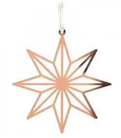Pluto Produkter, déco de Noël Scandinave Etoile Cuivre A Accrocher