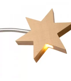 Schalling, crèche moderne Etoile De Noël Electrique A Led Sur Socle, 21 Cm