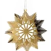 Pluto Produkter, déco de Noël Scandinave Etoile Design En Metal Dore A Accrocher